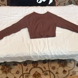 Amazon Women's Long Sleeve Tee - Brown